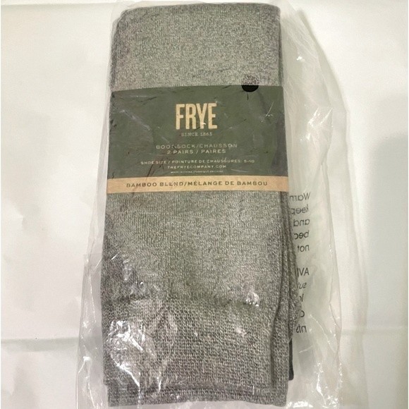 FRYE Bamboo Boot Socks Set 2 Pair - Picture 2 of 7